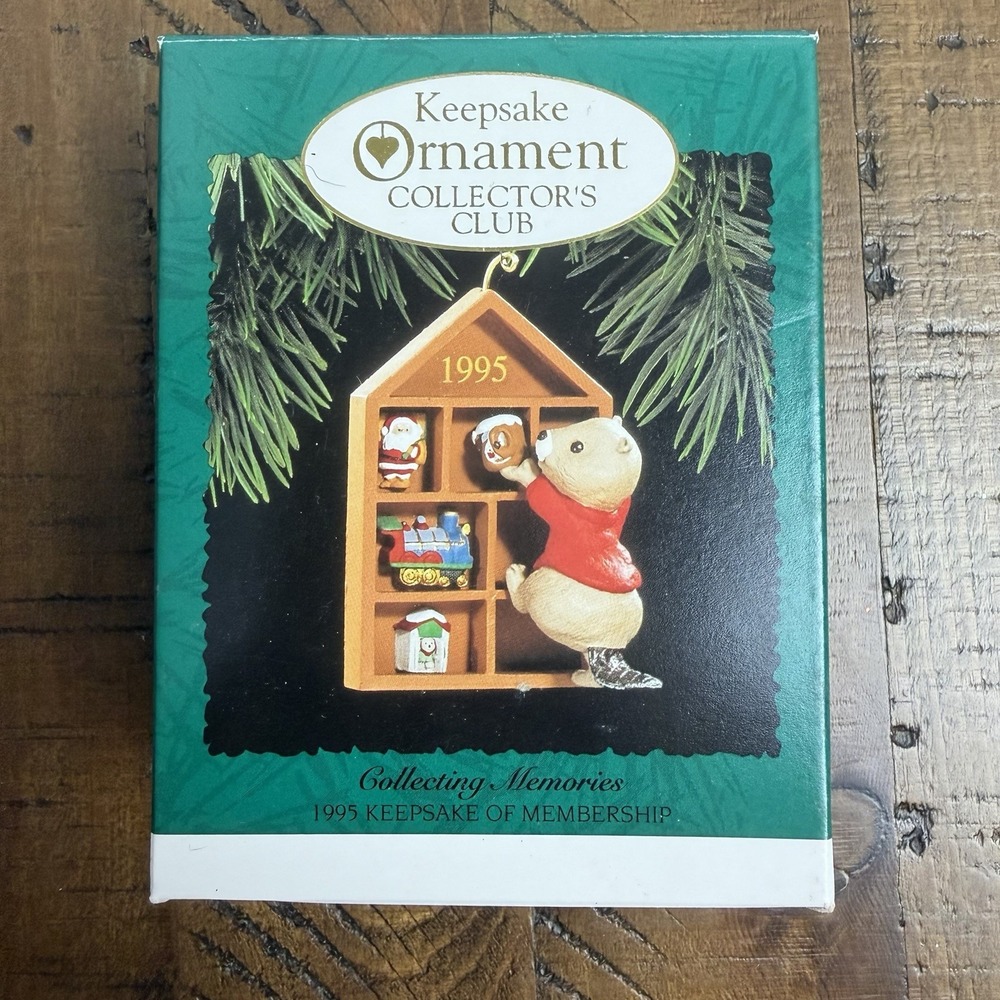 Hallmark Collecting Memories Keepsake Collectors Club Membership Ornament 1995